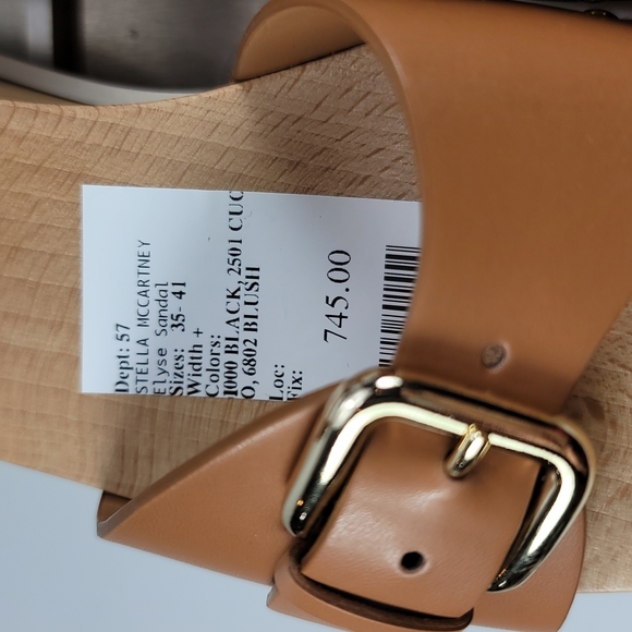 Stella McCartney Women's Elyse Wedge Platform Sandals. - Picture 9 of 10